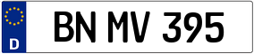 Truck License Plate